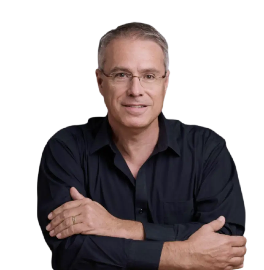 a man with his arms crossed